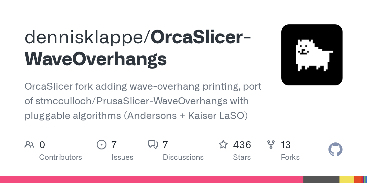 OrcaSlicer WaveOverhangs: 90 Degree Overhangs, No Support